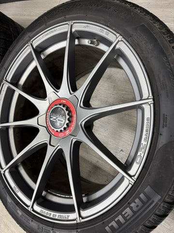 ALLOY 19” WHEELS OZ RACING PORSCHE 911 GT3 2011-2018 19x8.5 19x11 5X130