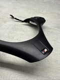 08-13 BMW E90 E92 E93 M3 Lower Steering Wheel Trim Cover Plate Black + Buttons
