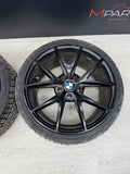BMW E46 M3 01-06 19” Niche M117 Misano Matte Black Wheel Rims Staggered *Notes*