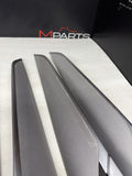14-18 OEM BMW F15 X5 Dash Door Panel Fine Silver Decor Interior Trim Cover SET