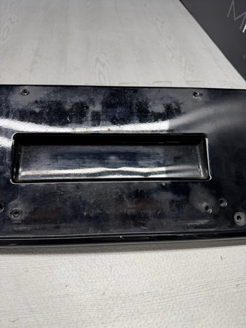 BMW E46 M3 01-06 Front License Plate Cover Base Bracket 51112694726 Jet Black