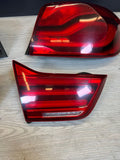 16-18 BMW F30 F80 M3 LCI Rear LED Tailights Tail Lights Set OEM