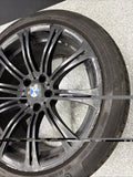 08-13 OEM BMW E90 E92 E93 M3 Rear 19” Wheel Rim Style 220M Black 19x9.5 ET23