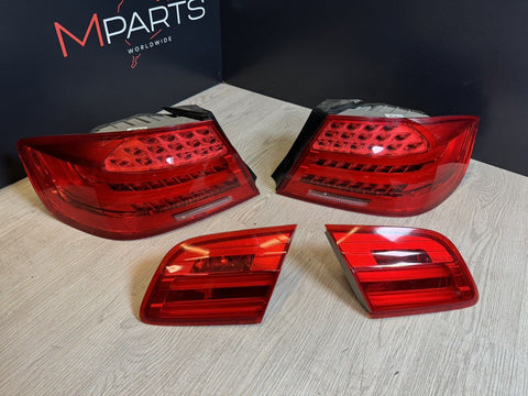 OEM 11-13 BMW E92 M3 Coupe LCI Tail Lights Trunk Lights Set Complete