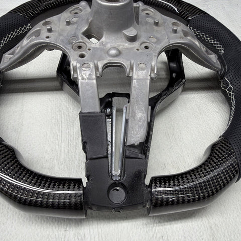 15-20 BMW F80 F82 F83 M3 M4 OHC Carbon fiber Steering Wheel Manual DCT