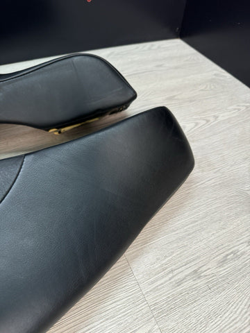 00-03 BMW E39 M5 Rear Seat Side Bolsters Black Leather OEM