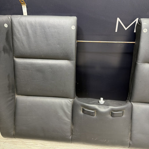 BMW 01-06 E46 M3 Convertible Rear Seat Back Rest Cushion Black Leather Backrest