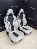 BMW 21-25 G83 M4 Front Merino Silverstone Leather Seat Powered Heated OEM