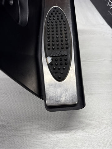 01-06 BMW E46 M3 BLACK DEAD PEDAL KICK PANEL COVER 7902400 *Damage