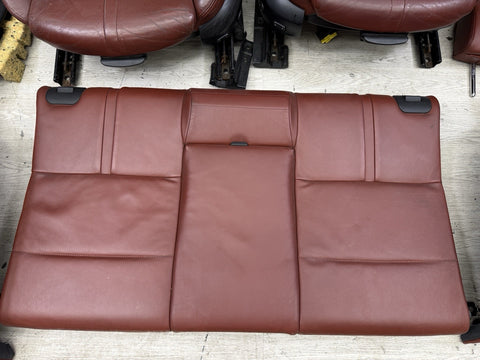08-13 BMW E93 M3 Convertible Complete Interior Seats Fox Red