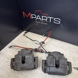 01-06 E46 M3 Front Brake Calipers Left Right Pair Set Original ECS Tuning Lines