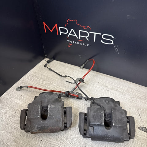 01-06 E46 M3 Front Brake Calipers Left Right Pair Set Original ECS Tuning Lines