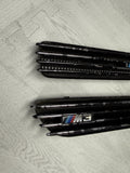 01-06 BMW E46 M3 Left Right Fender Vent Grilles Grills Trims Chrome Genuine OEM