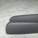 01-06 BMW E46 M3 Convertible Door Upper Arm Rest Armrest Pads Grey Gray *Notes*