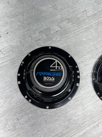 BOSS BE654 Rage 6.5" 4-Way 300W Full Range Speakers Pair