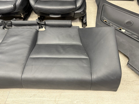 01-06 BMW E46 M3 Coupe Interior Front Seats Black Powered / Heated