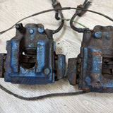 01-06 E46 M3 Rear Brake Calipers Left Right Pair Set Original Blue