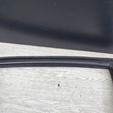 BMW E46 M3 01-06 Left Driver Side Door Weather Strip Seal Black OEM*Rip