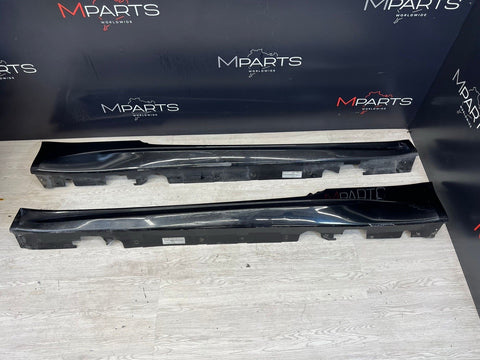 BMW E92 E93 M3 08-13 Side Skirts Pair Genuine OEM Jet Black