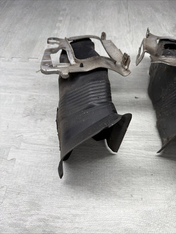 BMW E46 M3 OEM (2001-2006) BRAKE AIR INLET DUCTS + BRACKETS PAIR *Notes*