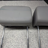 2001-2006 BMW E46 M3 Convertible Grey Rear Headrests Head Rests Pair OEM *Tabs*
