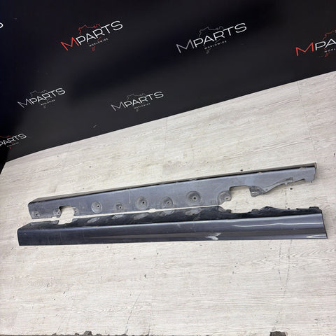 01-06 BMW E46 M3 Rocker Panel Side Skirts OEM Steel Gray *Notes*