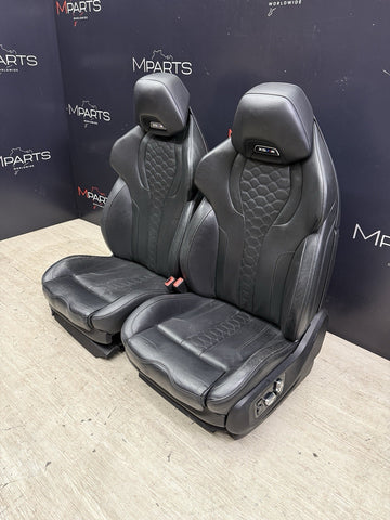 BMW 19-26 F95 X5M Front Seats Leather Heated Black