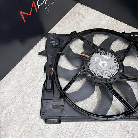 15-20 OEM BMW F80 F82 F83 M3 M4 Electric Radiator Cooling Fan w/Shroud *Notes*