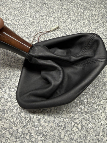 OEM 00-03 BMW E39 M5 Shift Knob 6-Speed Illuminated Nappa Leather Boot