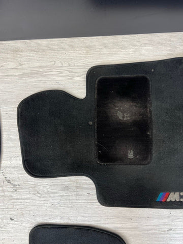 Used Genuine 2008-2011 BMW E90 M3 Carpets Floor Mats Black Front & Rear