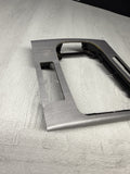 01-06 BMW E46 M3 Convertible Center Shift Shifter Trim Brushed Aluminum *Bent