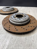 08-13 BMW E90 E92 E93 M3 Rear Brakes Rotors 2283803 2283804 Zimmerman