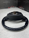 04-09 HONDA S2000 S2K AP2 OEM BLACK LEATHER STEERING WHEEL