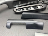 01-06 BMW E46 M3 Coupe Interior Armrests Trim Set Titan Shadow Grey