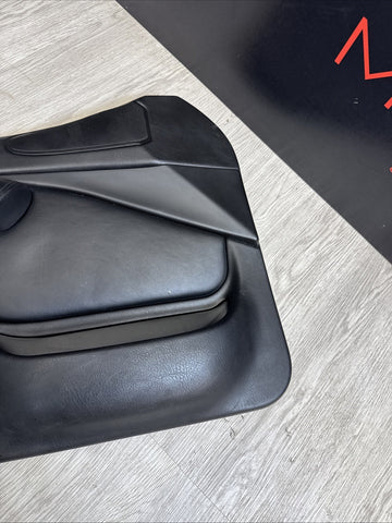 96-02 BMW Z3M Front Left Driver Door Card Panel Cover Trim Leather Black *Notes*
