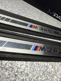 20-22 OEM BMW G20 M340 Front Door Sill Scuff Plates Covers Trims