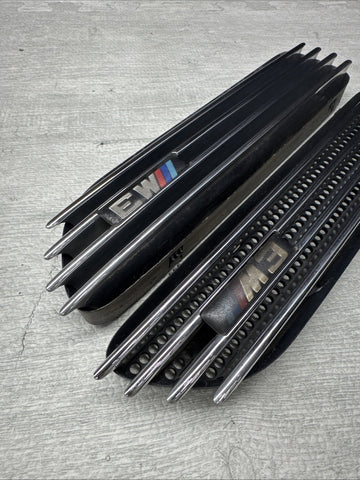 01-06 BMW E46 M3 Left Right Fender Vent Grilles Grills Trims Chrome Genuine OEM