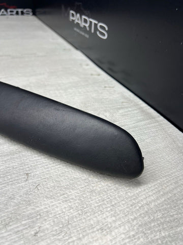 BMW 01-06 E46 M3 REAR LEFT Black Leather Armrest Pad 7837594