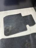 16-20 BMW F87 M2 Front Black White Stitching Floor Mat Set OEM