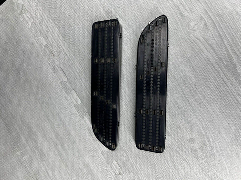 01-06 BMW E46 M3 Left Right Fender Vent Grilles Grills Trims Chrome Genuine OEM