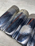 08-13 OEM BMW E92 E93 M3 S65 Rear Exhaust Quad Muffler Tips (4)