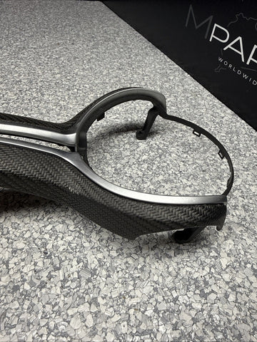 15-21 BMW M2 M3 M4 F87 F80 F82 F83 STEERING WHEEL DRY CARBON TRIM COVER