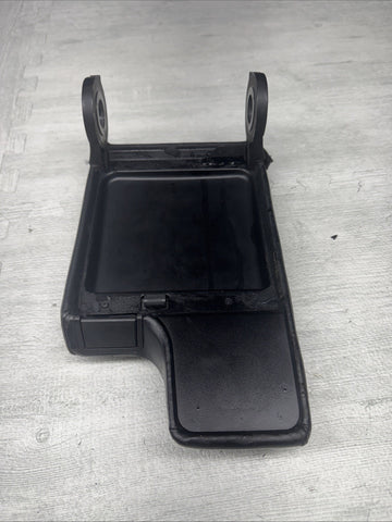 01-06 BMW E46 M3 Center Console Armrest Arm Rest Black Leather *Ripped*