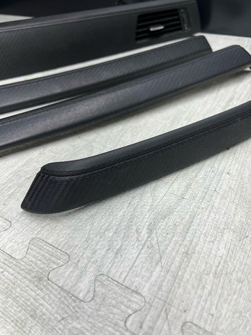 08-11 BMW E90 M3 Interior Trim Set Carbon Leather OEM Genuine