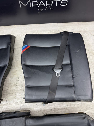 95-99 BMW E36 M3 Coupe Rear Bench + Folding Backrest Back Rest Seats Black