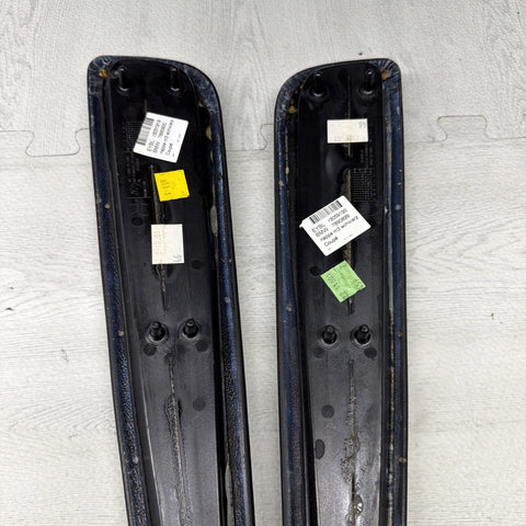 01-06 BMW OEM E46 M3 Coupe Convertible Trim Armrest Pads Set Black 8238622