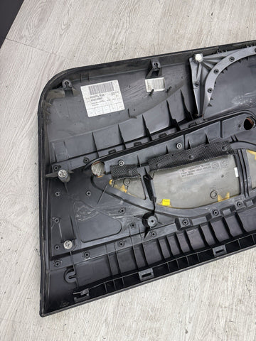 01-06 BMW E46 M3 FRONT LEFT DRIVER SIDE DOOR PANEL CARD IMOLA RED OEM