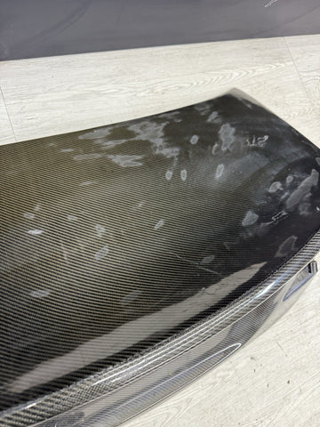 (PICKUP ONLY) 08-13 BMW E92 M3 COUPE REAR TRUNK DECK LID PANEL CARBON FIBER