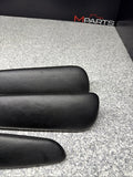 01-06 BMW E46 M3 Convertible Door Upper Arm Rest Armrest Pads Black *1 Rear Tab