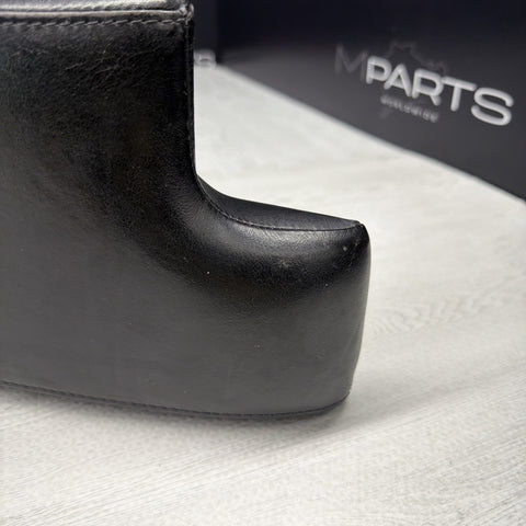 01-06 BMW E46 M3 Center Console Armrest Arm Rest Black Leather